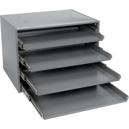 Durham Mfg Durham Heavy Duty Bearing Rack, For Large Compartment Boxes, Fits Four Boxes 303B-15.75-95